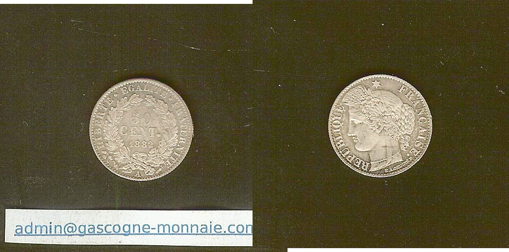 50 centimes Ceres 1882A BU